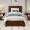 AFI, Canyon Twin Platform Bed with Matching Footboard & Twin Trundle, Walnut view 3