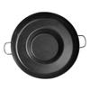 BESTOYARD 14'' Flat Bottom Concave Gong Pot Omelet Pans Outdoor Para Carnitas Crepe Pan Roasting Pan Cookware Pan Comal Frying Bowl Dosa Pan Outdoor Griddle Nonstick Pan Stainless Steel Tool Egg view 1