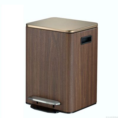 DIPSTICK Kitchen Trash Can Indoor Trash Can Trash Can with Soft Close Trash Bin with Lid Pedal Storage Bin Can Bathroom Bedroom Office Bedroom Trash Can (Size : Large)