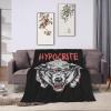 A Wolf in Sheep s Clothing Throw Blanket for Couch Bed Sofa Soft and Comfortable Blankets 50"x40" Anti-Pilling Flannel Blanket view 3