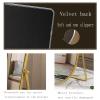 Numjeg Makeup Vanity Mirror Portable Desktop Mirror with Metal Stand Adjustable 90 Rotation Desk Mirrors for Dressing Room,Bedroom, Bathroom,Tabletop,Square Silver view 4