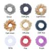 MOTUZP 23.63inch Faux Pampas Grass Wreath, BohoDecor, Bohemian Style Door Hanging Wall Decorations(Grey) Wall Decor, Artificial Pampas Wreath for Front D view 2