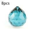Artsim Chandelier Crystal Prisms Pendants 15mm-40mm Green Crystal Hanging Faceted Ball Crystal Pendants for Lighting Parts Chandelier Crystal Prisms Pendants (Color : Zircon Blue, Size : 15mm 8pcs) view 2