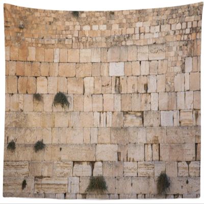CORFOTO 140x117 Inch Fabric Western Wall Tapestry Wailing Wall Jerusalem Israel Wall Hanging Judaism Religious Tapestry for Wall Decor Bedroom Aesthetic Living Room College Dorm Decor Wallpaper