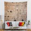CORFOTO 140x117 Inch Fabric Western Wall Tapestry Wailing Wall Jerusalem Israel Wall Hanging Judaism Religious Tapestry for Wall Decor Bedroom Aesthetic Living Room College Dorm Decor Wallpaper view 3