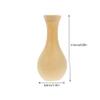 ARTIBETTER Funny Wooden Vase Unfinished Craft for Home Decor for Flowers Rustic Centerpieces Creative for for Weddings and Festivals view 3
