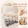 AOPPLSOT Non Slip Sofa Cover, Thick Plush Sofa Slipcovers, Sofa Covers 3 2 1 4 Seater, L Shape Funny Fuzzy Sofa Cover, Sofa Protectors from Pets, Honeycomb Velvet,Beige,110 * 210cm view 4