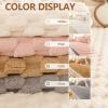 AOPPLSOT Non Slip Sofa Cover, Thick Plush Sofa Slipcovers, Sofa Covers 3 2 1 4 Seater, L Shape Funny Fuzzy Sofa Cover, Sofa Protectors from Pets, Honeycomb Velvet,Grey,70 * 180cm view 3