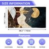 BIGXIUKA Bath Hand Towel 2 Pack Boho Sun Mountain Absorbent Hand Towels Deer Cactus Face Towel Soft Breathable Bathroom Towel for Kitchen Hotel Spa Decor Gift 28 x14 in view 2