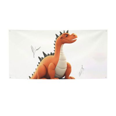 Funny Dragon Print Holiday Banner Medium Personalized Background Banners Hanging Banners Birthday Banner For Indoor Outdoor Christmas Party Decorations Supplies