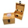 Cali Factory - UV Printed ZODIAC Design Bamboo Storage Box - Cute Bamboo Gift Box - Stylish Storage for Trinkets, Jewelry, Keepsakes, Collectibles (6.1 W x 4  L x 3.25 H) (LEO) view 1