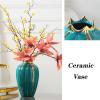 HEXEH Artificial Flowers Light Luxury Fake Flower Decoration Table Artificial Flower Arrangement Home Decoration with Ceramic Vase Decoration Bouquets view 4