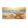 Beach Starfish Print Holiday Banner Medium Personalized Background Banners Hanging Banners Birthday Banner For Indoor Outdoor Christmas Party Decorations Supplies view 1