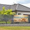 Beach Starfish Print Holiday Banner Medium Personalized Background Banners Hanging Banners Birthday Banner For Indoor Outdoor Christmas Party Decorations Supplies view 3