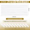 10 Pack White Table Runner 10Ft Cheesecloth Table Runner Boho Gauze Table Runners Romantic Long Sheer Fabric Cheese Cloth Table Runners for Wedding Party Bridal Shower(White) view 2