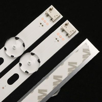 BrewJa 83cm 7 LED Strip Compatible with LG 43UK6300PLB 43UJ634V 43UJ635V 43LJ61-FHD_L LC43490059A LC43490058A Inno-tek 17Y 43inch_A LC4