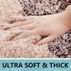 Arotive Microfiber Bathroom Rugs 2 Pieces, Bath Rug Size 30x20 and 47x17 in Brown, 2 Item Bundle view 4