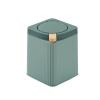 Trash Can Household Trash Can with Lid Living Room Bathroom Trash Can Kitchen Bedroom Trash Can Office Press Trash Can Garbage Can (Color : Green, Size : 7.9 * 10.6in) view 1