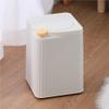 Trash Can Household Trash Can with Lid Living Room Bathroom Trash Can Kitchen Bedroom Trash Can Office Press Trash Can Garbage Can (Color : Green, Size : 7.9 * 10.6in) view 4