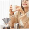 BRIGHTFUFU Stainless Steel Reusable Coffee Filter Screen Fine Mesh Espresso Filter for Cups Paper Design for Smooth Flavor for Coffee Shops and Home Brewing view 2