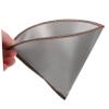 BRIGHTFUFU Stainless Steel Reusable Coffee Filter Screen Fine Mesh Espresso Filter for Cups Paper Design for Smooth Flavor for Coffee Shops and Home Brewing view 4