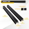 KUAFU 4'' W x 4'' H x 120'' L Metal Line Cover Set Compatible with Mini Split and Central Air Conditioner & Heat Pump Universal Fit AC Mini Split Line Set Cover Steel Heavy Duty 2 Pcs view 2