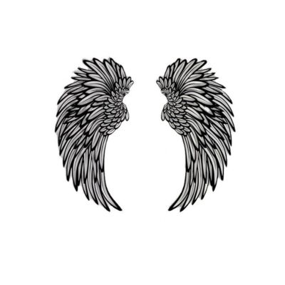 Angel Wings Ornament, Angel Wall Decor, Angle Wings, for Home Bedroom Living Room Garden Office (30 * 15CM) (40 * 20CM)