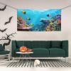 Ocean Scene Print Holiday Banner Medium Personalized Background Banners Hanging Banners Birthday Banner For Indoor Outdoor Christmas Party Decorations Supplies view 2