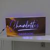 Personalized Name Mirror LED Light Up Mirror Wall Decoration Custom Name Multi Colour Light Neon Sign, Christmas Wedding Bedroom Birthday Room Decor Gifts for Wife, Girlfriend, Kids (Rectangular) view 3
