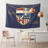 LIFANGMI Flag Of New Castle, Delaware Tapestry Wall Hanging 60x40 Inch Bedroom Living Room Dormitory Home Decoration Wall Tapestry view 2