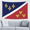 LIFANGMI Flag Of Metairie, Louisiana Tapestry Wall Hanging 60x40 Inch Bedroom Living Room Dormitory Home Decoration Wall Tapestry view 1