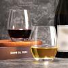 HAKEEMI 15oz Stemless Wine Glasses Set of 12, Durable Glassware, Dishwasher Safe for White/Red Wine, Cocktail, Juice - Modern Home & Party Use view 4