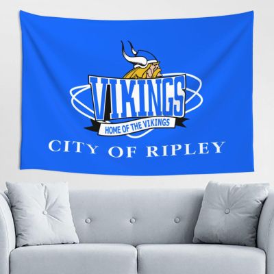 LIFANGMI Flag Of Ripley, West Virginia Tapestry Wall Hanging 60x40 Inch Bedroom Living Room Dormitory Home Decoration Wall Tapestry