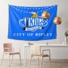 LIFANGMI Flag Of Ripley, West Virginia Tapestry Wall Hanging 60x40 Inch Bedroom Living Room Dormitory Home Decoration Wall Tapestry view 2