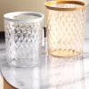 LUNIZ Kitchen Trash Can Waste Paper Basket Household Bathroom Living Room Light Luxury Narrow Trash Can Kitchen Bedroom Paper Basket Large Office Wastebasket (Color : Orange, Size : Medium) view 4