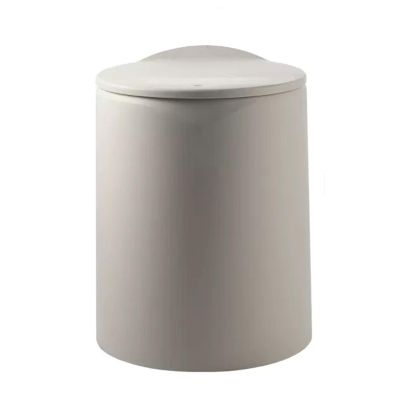 Kitchen Trash Can Press-Type Trash Can for Home Living Room Creative Bathroom Waste Paper Basket with Lid Nordic Style Trash Can for Bedroom with Lid Office Wastebasket (Color : B, Size : Large)