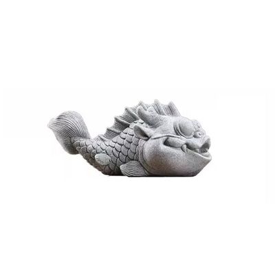 Figurine Tea Pet Creative Sandstone Tea Pet Ornaments For Home Living Room Fish Tank Landscaping Chinese Tea Room Desktop Decorations Tea Set Accessories (Color : B)