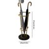 DELURA Umbrella HolderSimple Metal Umbrella Stand, Household Umbrella Storage Bucket, Creative Marble Hotel Lobby Commercial Umbrella Stand (Color : A) view 2