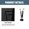 DELURA Umbrella HolderSimple Metal Umbrella Stand, Household Umbrella Storage Bucket, Creative Marble Hotel Lobby Commercial Umbrella Stand (Color : A) view 4