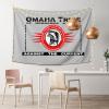 LIFANGMI Flag Of The Omaha Tribe Of Nebraska & Iowa Tapestry Wall Hanging 60x40 Inch Bedroom Living Room Dormitory Home Decoration Wall Tapestry view 2