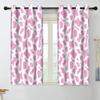 TOARTE Pink Milk Cow Kids Blackout Window Curtain, Farmland Animals Skin Princess Room Decor Noise Reducing Privacy Drapes, 2 Panels Panels Window Curtains for Bedroom Living Room Door - 108x108in view 2