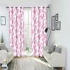 TOARTE Pink Milk Cow Kids Blackout Window Curtain, Farmland Animals Skin Princess Room Decor Noise Reducing Privacy Drapes, 2 Panels Panels Window Curtains for Bedroom Living Room Door - 108x108in view 3