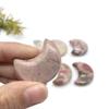 YEAHSO Natural Pink Rhodonite Stones Moon Shaped Minerals Crystal Gifts Crystal Hand Carved Reiki Home Decoration Crystals Gifts,Natural Crystal Ornaments (Size : 1pc) view 4