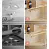 MObyat Wine Glass Holder Under Shelf, Under Cabinet Wine Glass Rack Stainless Steel Stemware Rack, No Drill & Screws Hanging, 2/3/4/5 Rows, Black, Gold (Color : Black, Size : 4 Rows) view 3