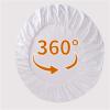 XHCTNN Premium Round Mattress Protector - Fitted Bed Sheet Set with 2 Pillowcase - Pure Cotton Fitted Sheet Hotel Home Bedding(I,87" Diameter) view 3