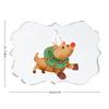 DOREENABE Valentine's Day Gnome Welcome Acrylic Christmas Ornaments Happy Valentine's Day Gnomes Clear Acrylic Discs with Hole Christmas Xmas Tree Ornament Decoration Hanging Pendant Decor view 2