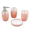 VINGAA Bathroom Sets Accessories, Bathroom Accessories Sets Complete, Set of 4 Bathroom Soap Dispenser and Toothbrush Holder Set, PP Bath Accessories Set, Bathroom Accessory Set, for Home, Hotel view 1