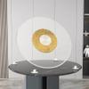 Dining room turntable for food, lazy susan for table top, Contemporary Glass Lazy Susan Turntable - Transform Your Dining Experience - Perfect for Homes & Restaurants (Size : 15.7inch) ( Size : B-27.5 view 1