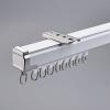 Ceiling Wall Mounted Heavy-Duty Curtains Rails, Aluminium Curtain Tracks, Room Divider, Mute Curtain Track For Living Room Bedroom,Polymer Silent Wheel (Color : Ceiling Mount, Size : 1.4M) view 2