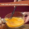 Andibro Multifunctional Mini Whisk, 2 Pcs Small 2 in 1 Whisk Utensil Mini Sugar Spoon Small Mixing Balloon Whisk Wisking Tool Set for Blending Beating Ingredients Mixing Sauces view 3